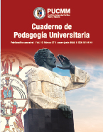 					Ver Vol. 19 Núm. 37 (2022): Cuaderno de Pedagogía Universitaria
				